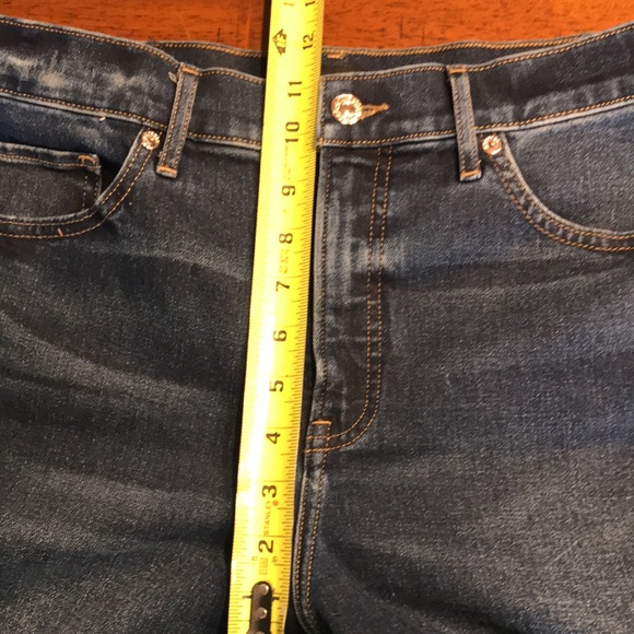 EXPRESS Straight Ankle High Rise Jeans - Picture 10 of 13